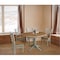International Concepts Round 36 in Rd Extension Dining Table, 4 Emily Chairs, Hickory/Stone, 36 W, 48 L, 30.1 in H, Wood K41-36RXT-27B-C617-4 - alternate 3